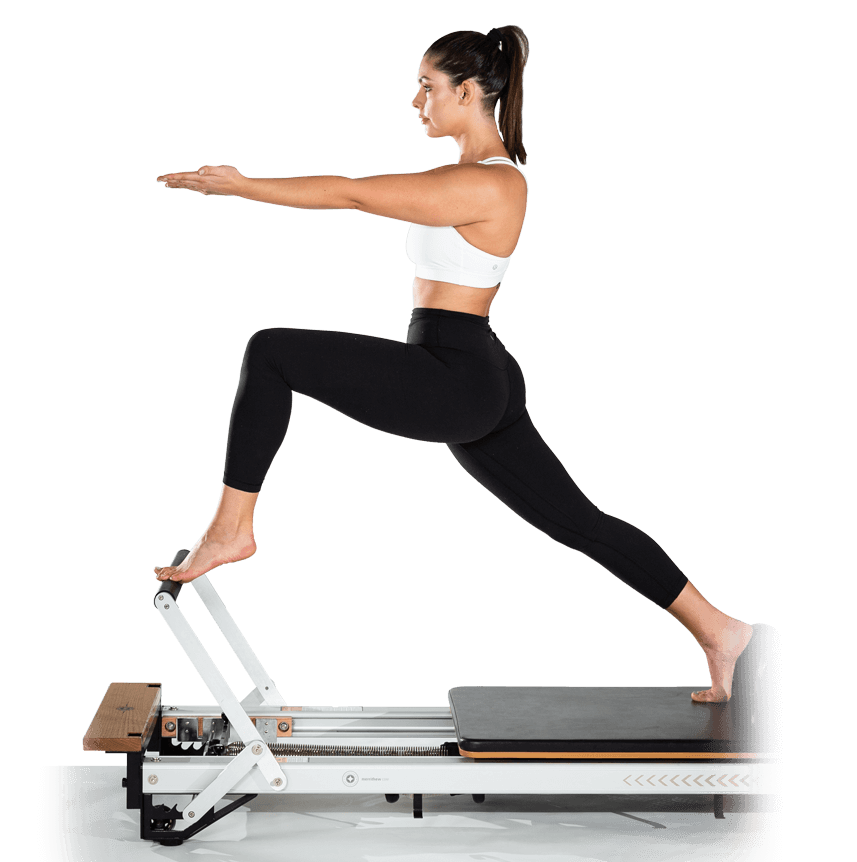 Reformer Pilates illüstrasyonu